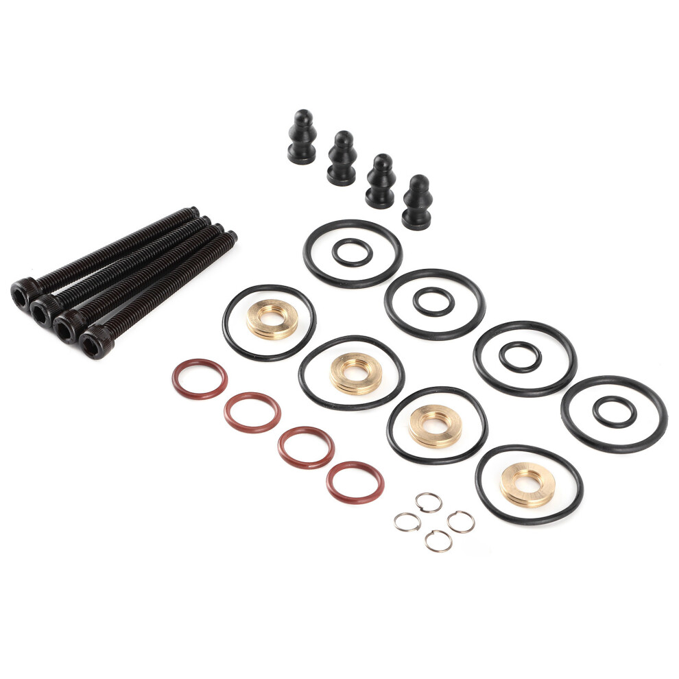 4Sets Fuel Injector Seal Repair Kit Sealing Assembly Clamp Bolt 1417010997 Fit 7631329636330