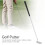 Compact 3-Section Foldable Golf Putter for All Ages Indoor & Outdoor 5