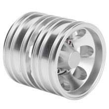Durable CNC Machined 7-Spoke Hubs for 1/14 RC Tractor Truck