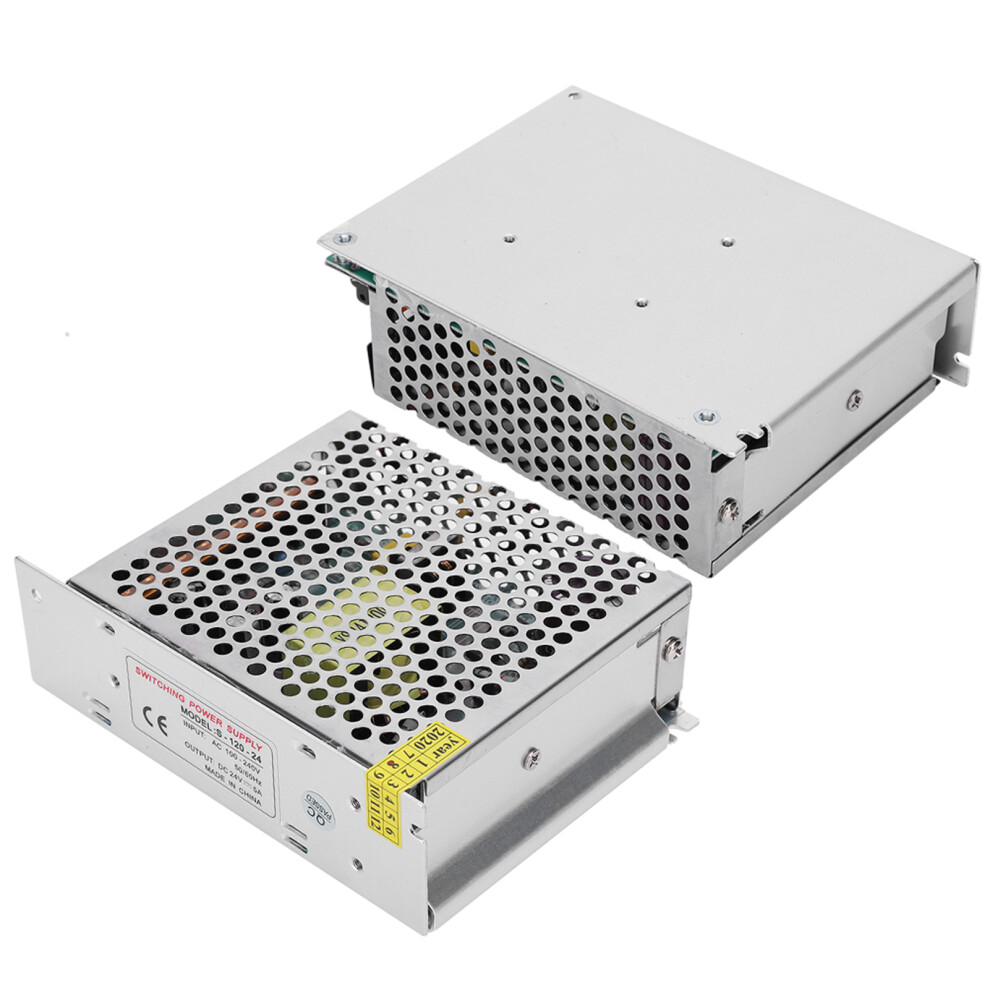 Dc24v 5A 120W Aluminum Alloy Power Supply Driver Adapter For Led & 3D Printer 4401329651588
