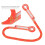 Kletterseil 60cm Bergsteigen Lebensrettung/Antifall-Elements/Halteband Nylon 5