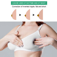 4 Pairs Silicone Nipple Pullers for Flat & Inverted Nipples Food Safe Material