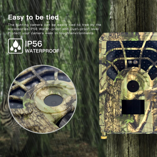 Outdoor 12MP Wildlife Camera 120 Range 46 LED Night Vision 2