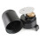 Universaler Ölabscheidbehälter 2-Port Tank, 5oz, Schwarz, Ablassventil 7