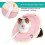 Pink L Pet Elizabeth Circle Collar for Small Pets Under 19cm 13