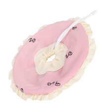 Kleine Halskrause für Kleintiere für Meerschweinchen und Kaninchen, Rosa, Größe L