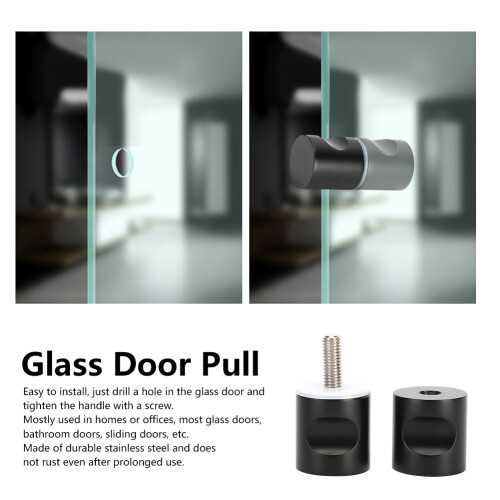 70mm Stainless Steel Door Handle for Shower Glass - Rust Resistant 2