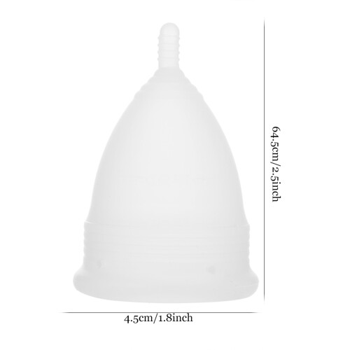 Silicone Female Menstrual Cup - Leak-Free & Comfortable Large Capacity 2