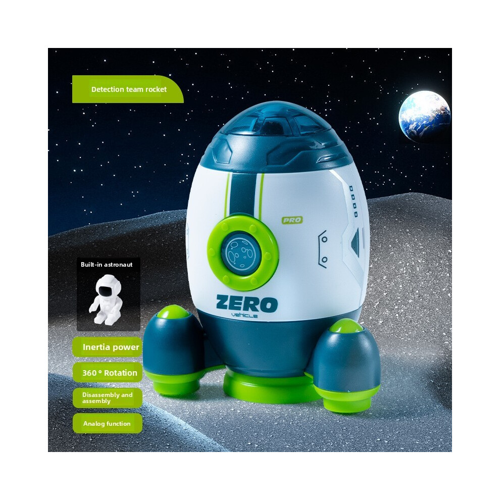 ( Rocket) Astronaut Exploration Space Airplane Toy Early Learning Gift Development Brain Green