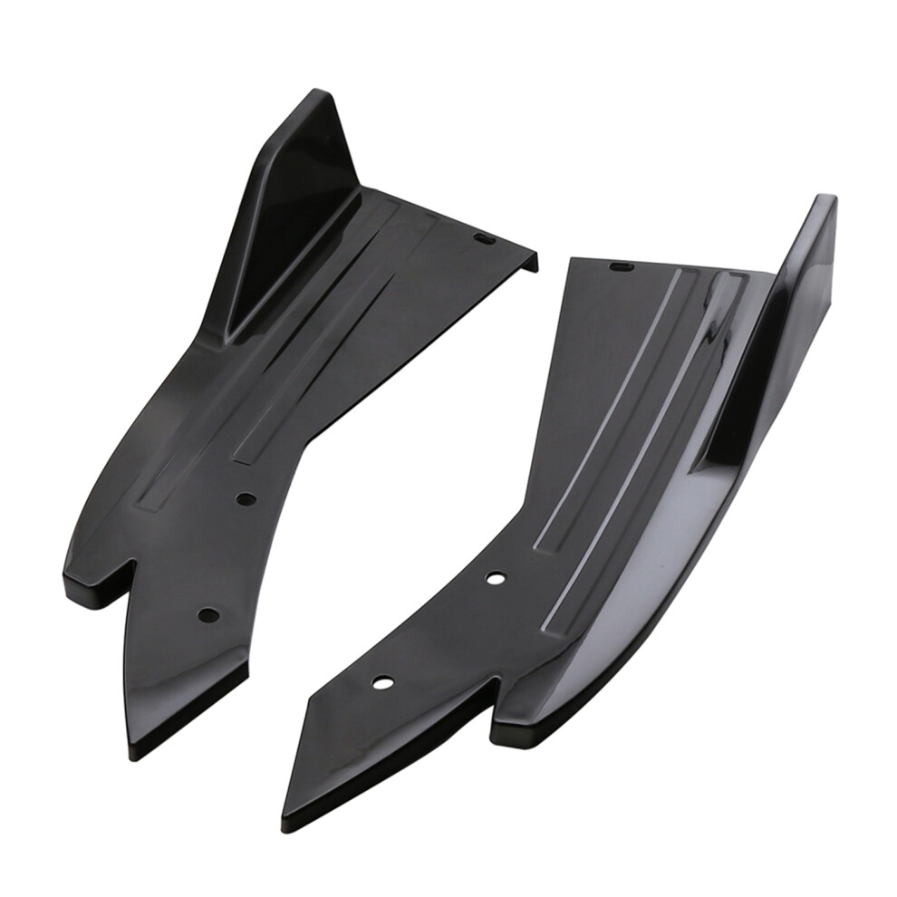 Universal Rear Bumper Lip Splitter Spoiler Protector - Aggressive Look Black 7901329682744