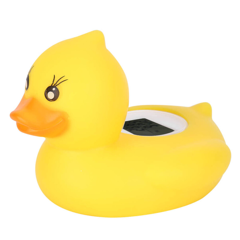 Duck Shape Baby Pool Floating Thermometer 11x8cm, Temp & Timer