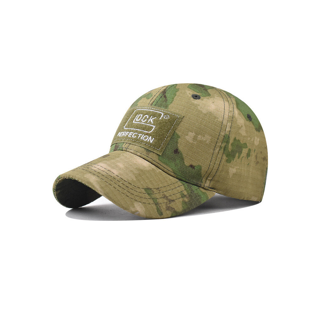 (Ruins Green) Camouflage Fashionable Pattern Letter Embroidery Design Cap Sunshade Baseball-image-OPC-PJ6G9BW-NEW