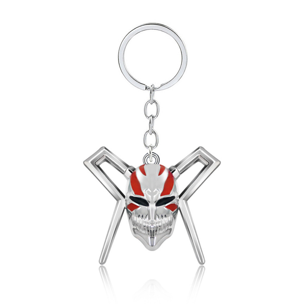 (Style2) Bleach Kurosaki Ichigo Bull Head Skull Mask Flame Metal Pendant Necklace-image-OPC-PJ6GBZX-NEW