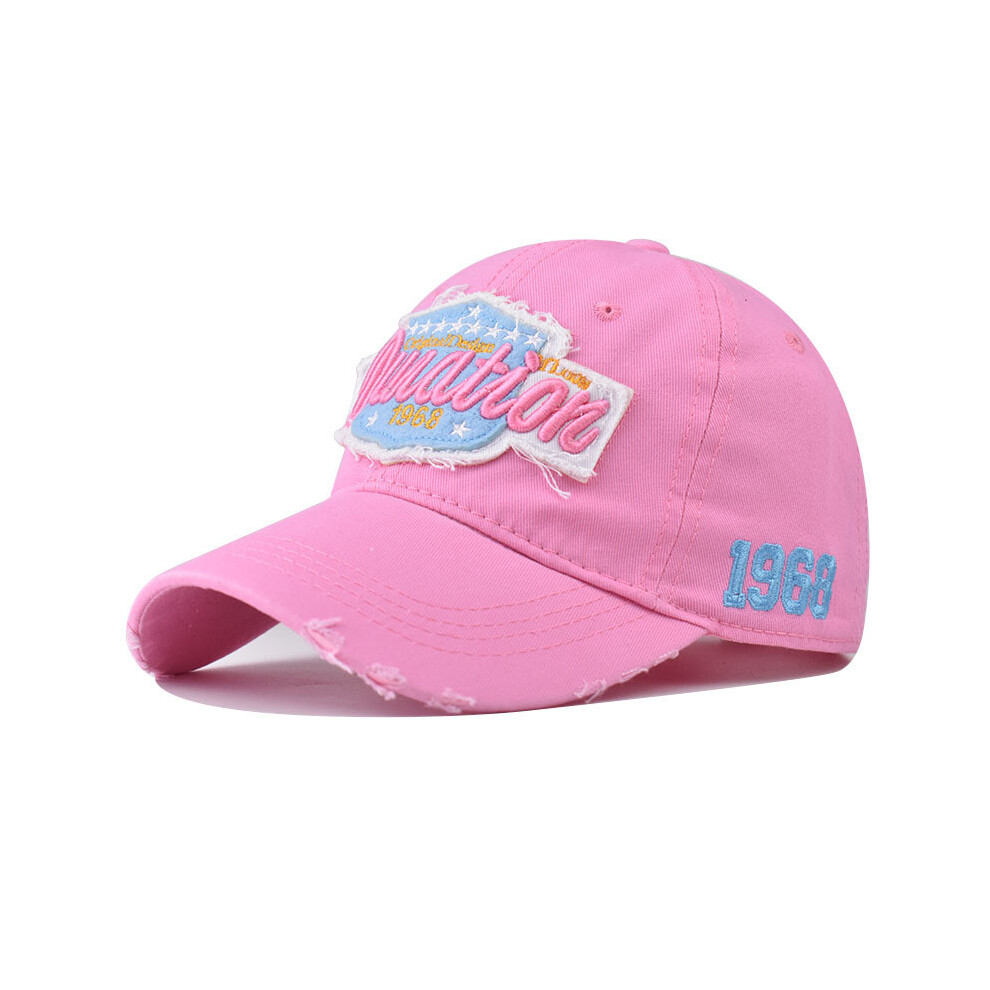 (Pink) Baseball Duation Lightweight Hat With Breathable Material Hiking For Travel-image-OPC-PJ6GC8R-NEW
