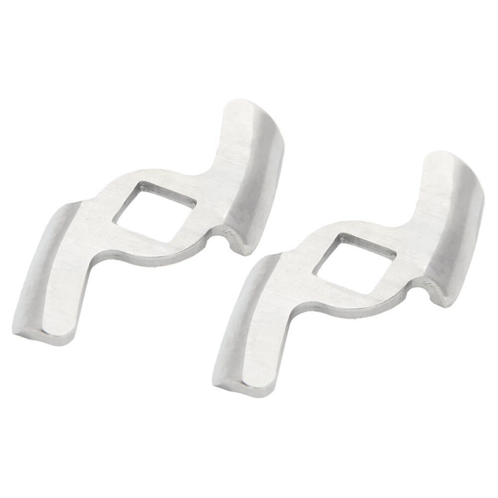 2pcs Meat Grinder Blade 304 Stainless Steel Grinding Plate Disc Accessory For 5#/b Type Grinder(8mm