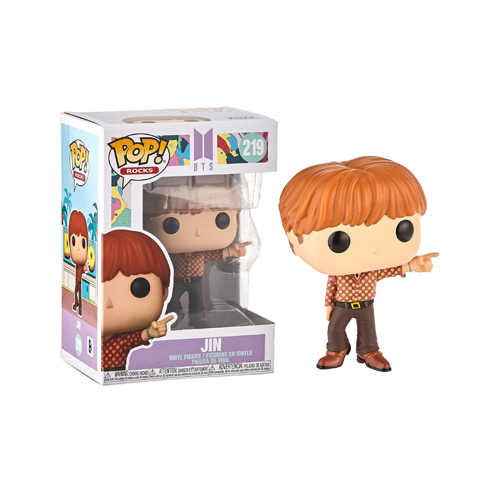 (Jin) Bts Funko 393in Pop Jin Jimin Jungkook Suga Dynamite Action Figure Gifts Fans