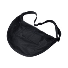 Carrying bag for individual balls, light sports equipment, net shoulder bag, sports shoulder bag for softball and soccer outdoors black