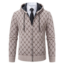 Strickjacken fr Herren Winter Gestrickt Cardigan Dicker Pullover