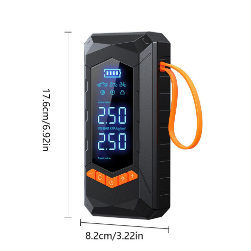Cordless Digital Car Tyre Inflator Rechargeable Pump  2