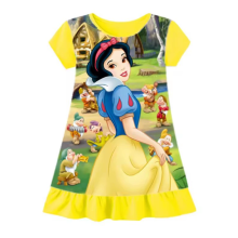 Cartoon cute princess dress, summer girls' pajamas, children's home clothes 5(140cm)