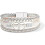 Boho Wrap Bracelets Leather Cuff Bangle Gold Beaded Bracelets for Women Stackable Infinity Bracelets Jewelry with Clasp 1
