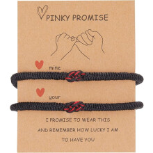 Red String Bracelets Protection Adjustable Good Luck Vajra Knot Bracelet for Couples Friends Family Women Men Girls Boys