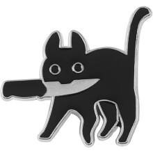 Cute Pins Backpack Pins Alloy Enamel Brooch Cat Funny Cat brooch Cowboy Badge Pin for Bookbags Clothes/Jackets & Hat Decoration