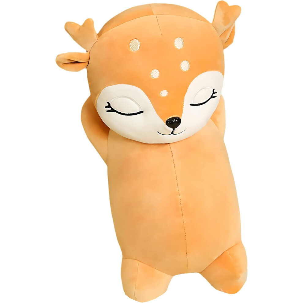 Cute Deer Plush Toys, Soft Reindeer Pillow Toys, Elk Deer  Dolls, Plushie Decor, Christmas Birthday Gifts for Kids  (Standing,17.7in)-image-OPC-PJ6GP5W-NEW
