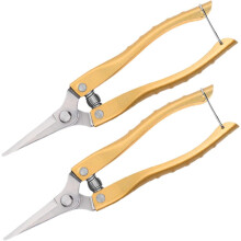 2Pcs Garden Pruning Shears Plants Stainless Steel Indoor Scissors Heavy Duty Scissors Gardening Scissors Garden Clippers Tree Cutting Scissors