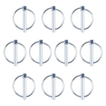 Lynch 10 Pack 8mm Diameter Carbon Steel Trailer Lock Pins