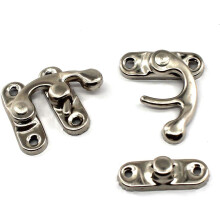 Set of 20 Antique Vintage Style Nickel Plated Hook Lock Latches