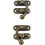 Set of 20 Antique Bronze Latch Hasps with Right Hand Swing Arm 3