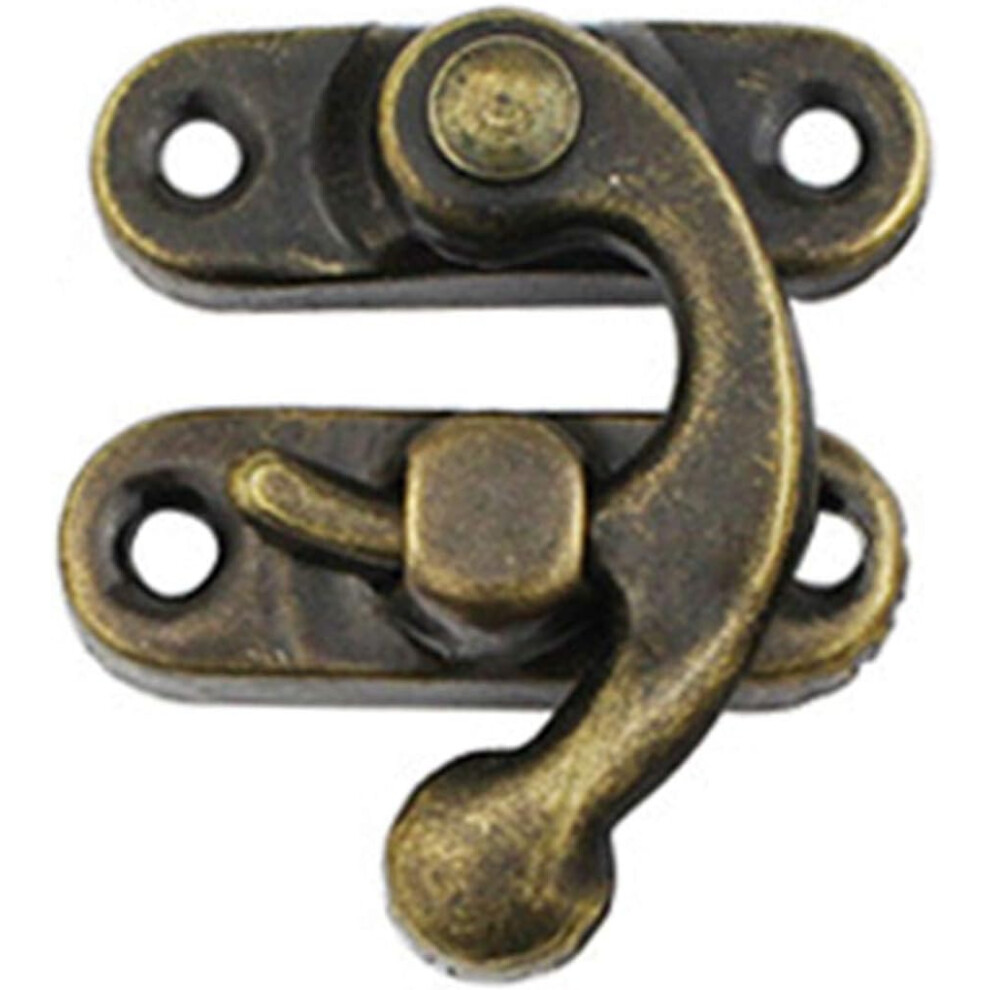 Set Of 20 Antique Bronze Latch Hasps With Right Hand Swing Arm 7042558876570