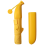 Ombrello di banane ombrello pieghevole giallo banana 3
