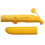 Ombrello di banane ombrello pieghevole giallo banana 5