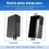 Pickup Humbucker Plastica Sigillata Adatta Parti per Chitarra SQ (Nero) 10