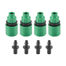 Adattatore per tubo da giardino unidirezionale connettore 4 confezioni