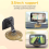 3,5" Supporto Base a Ventosa Porta GPS Navigatore per One V2 V3 6