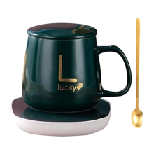 Riscaldamento Tazza di Caffè Elettrico Tramite USB, Confezione Regalo Piastra Riscaldante e Caffè, Tè Caldo, Latte