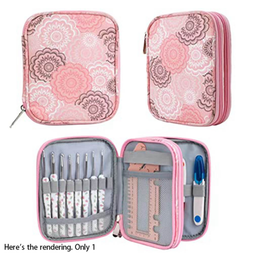 Solo per Uncinetto, Organizer Uncinetto Vuota, (Solo Borsa) 2