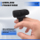 Mini Mouse Wireless 2.4G con per Dito da Viaggio Ottici Palmari Ergonomici (Nero) 7