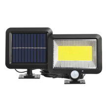 100 LED COB Impermeabile IP65 Super Luminoso Sensore di Movimento Solare Applique da Parete Luce Giardino Ad Alta Luminosità per Esterni