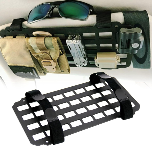 Pannello Organizer Rigido Molle per Parasole Auto, Accessori , Porta Attrezzi, Molle, Strumenti 2