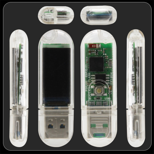 T-Dongle-S3 ESP32-S3 Dongle con Display LCD per Nerdminer Bitcoin Nerd Miner BTC USB 1