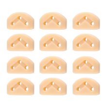 12 Pezzi Rulli per Chitarra Classica Corde Fermo Guide Serrature Morsetto Dado, Albicocca