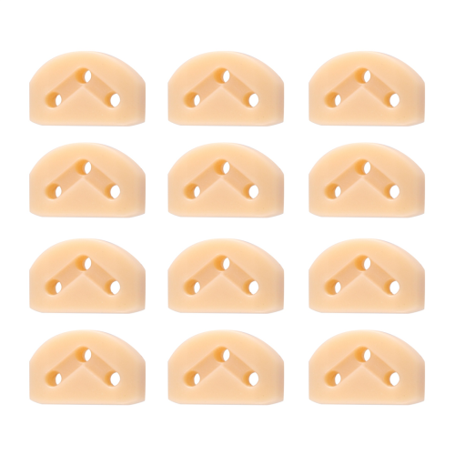 12 Pezzi Rulli per Chitarra Classica Corde Fermo Guide Serrature Morsetto Dado, Albicocca 1