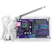 Kit di Montaggio Radio Circuito FM per la Realizzazione Microcontrollori Produzione Elettronica DIY Pratica Saldatura Parti Sciolte