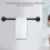 Accessori per Appendiabiti Appesi Bagno nel Metallo Vintage 4