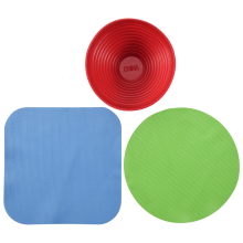 3 Pezzi di Apribottiglie nel Silicone Multifunzione Antiscivolo Apriscatole per Anziani con Artrite