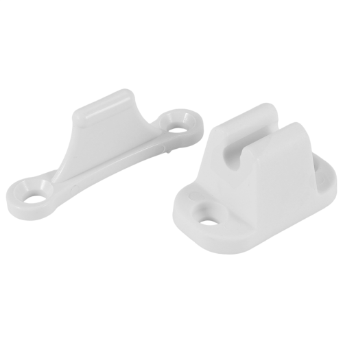 Kit Fermaporta un Forma di T Fermo Porta per Roulotte Barca Bianca 2